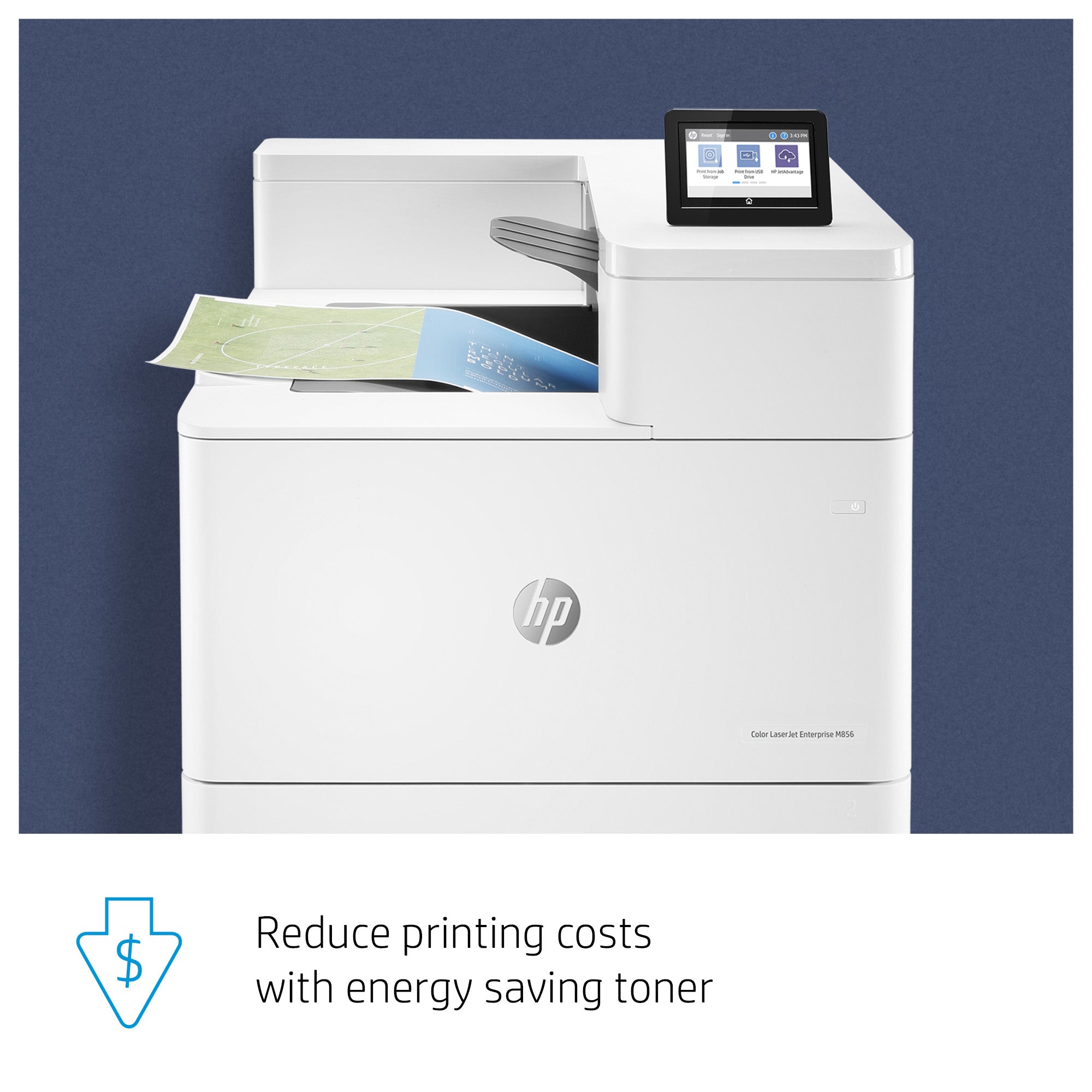 Printer HP Color LaserJet M856dn (T3U51A) - Cartouches Certifiees