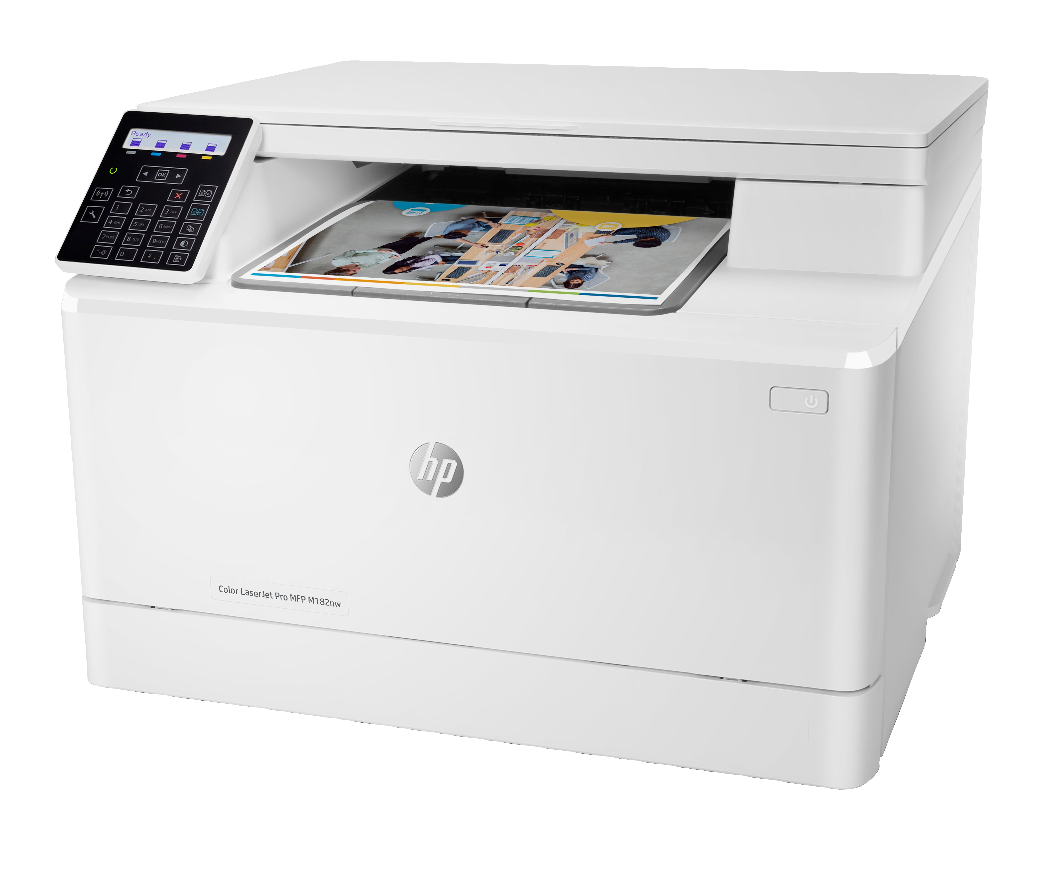 Printer HP Color LaserJet Pro MFP M182nw (7KW55A) - Cartouches Certifiees