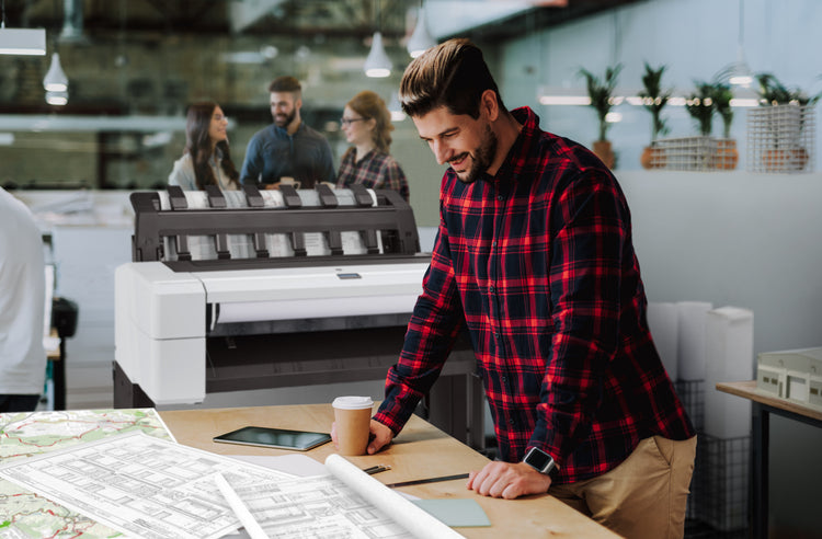 Printer HP DesignJet T1600dr (3EK13A) - Cartouches Certifiees