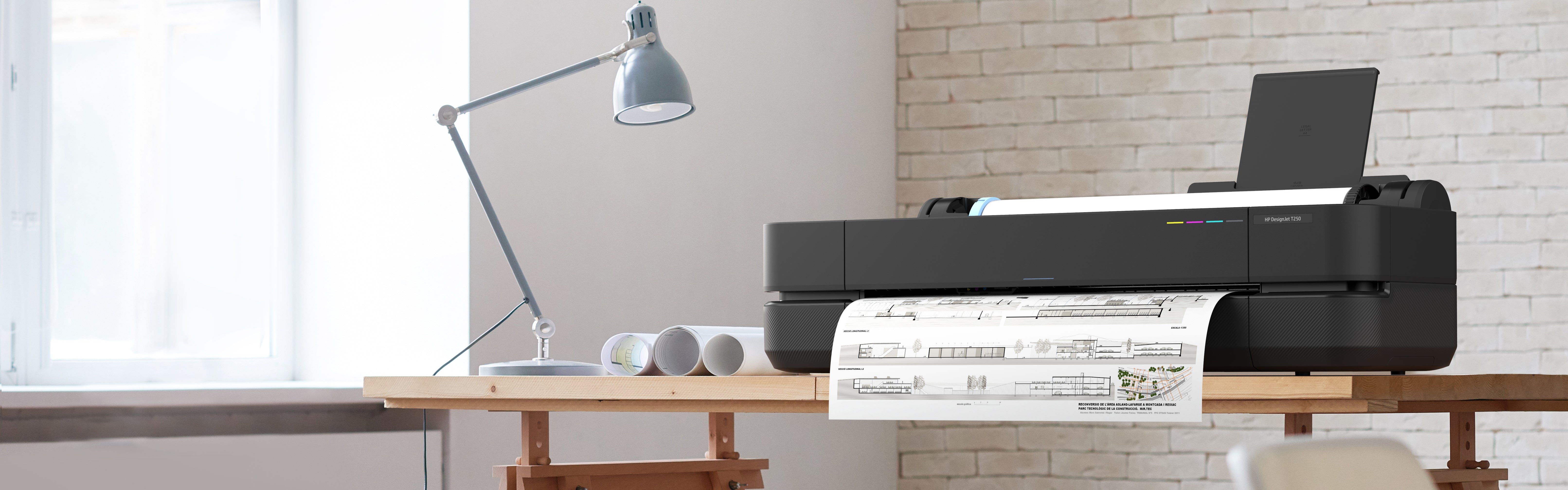 Printer HP DesignJet T250 24in (5HB06H) - Cartouches Certifiees
