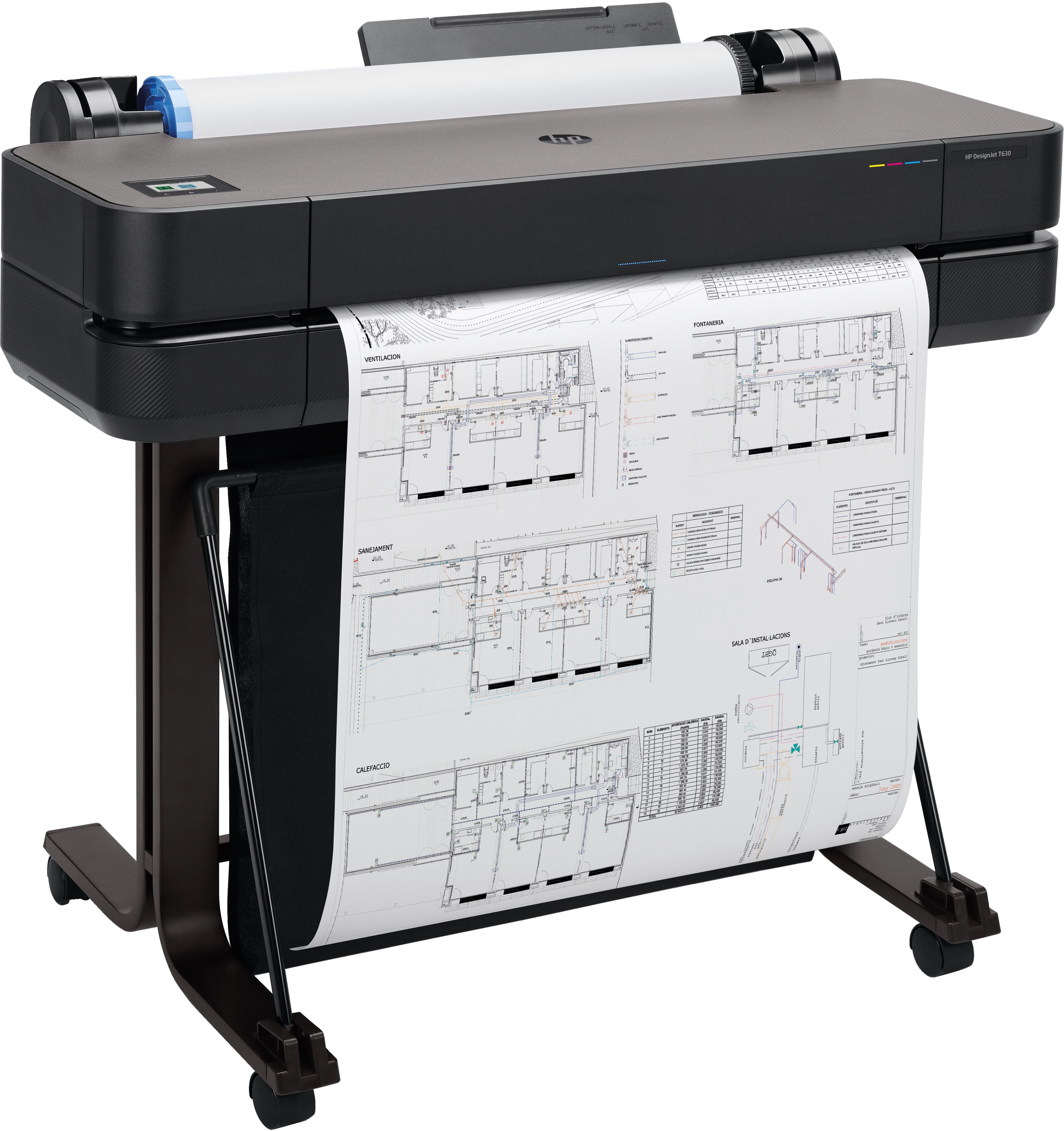 Printer HP DesignJet T630 24in (5HB09A) - Cartouches Certifiees