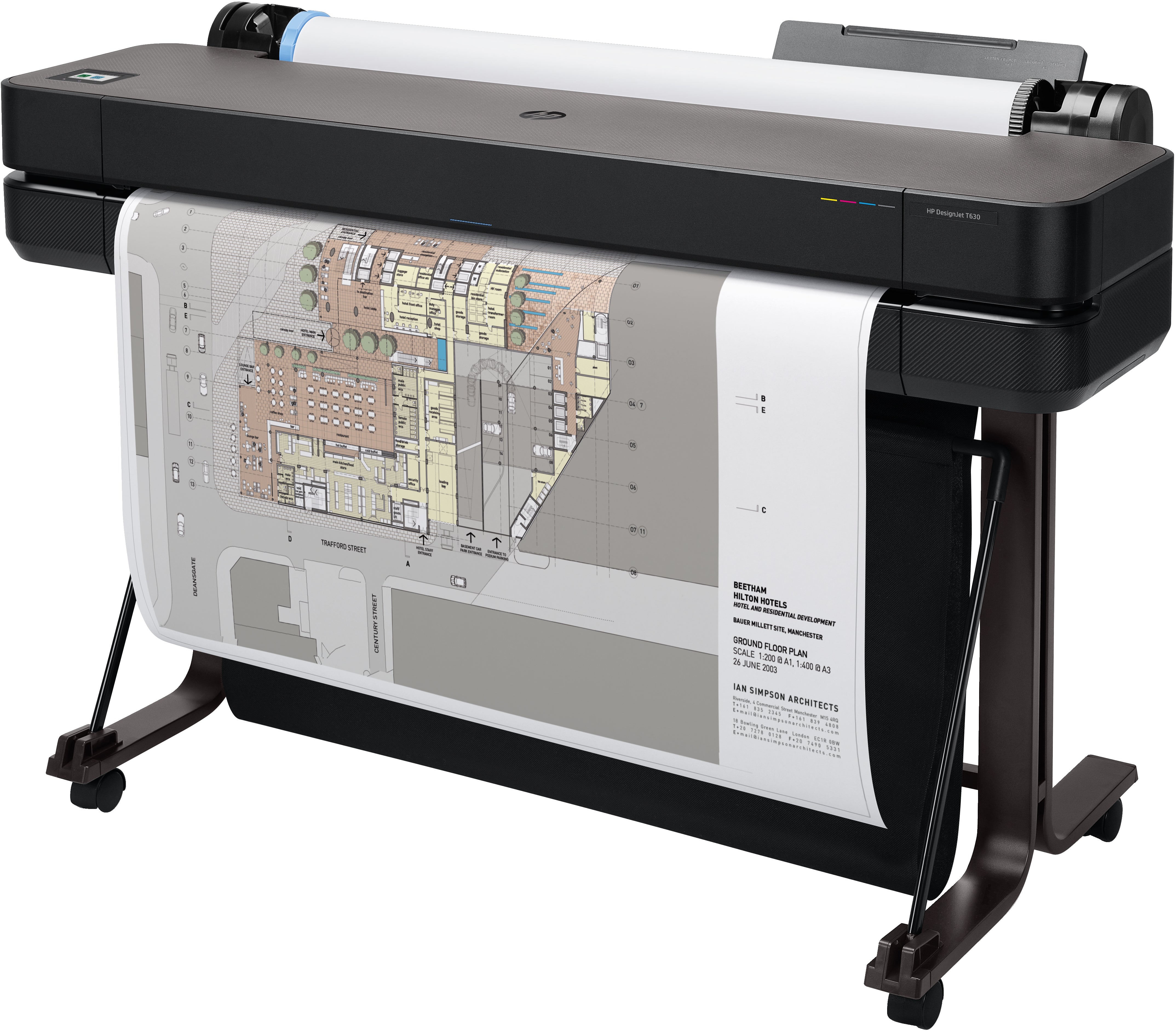 Printer HP DesignJet T630 36in (5HB11A) - Cartouches Certifiees