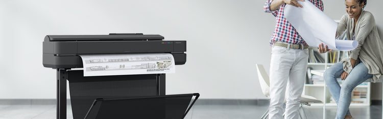Printer HP DesignJet T650 24in (5HB08A) - Cartouches Certifiees