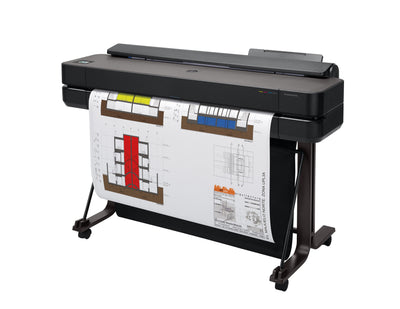 Printer HP DesignJet T650 36in 2025 Edition with 2 Year Warranty (5HB10T) - Cartouches Certifiees