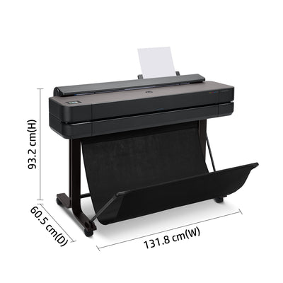 Printer HP DesignJet T650 36in 2025 Edition with 2 Year Warranty (5HB10T) - Cartouches Certifiees
