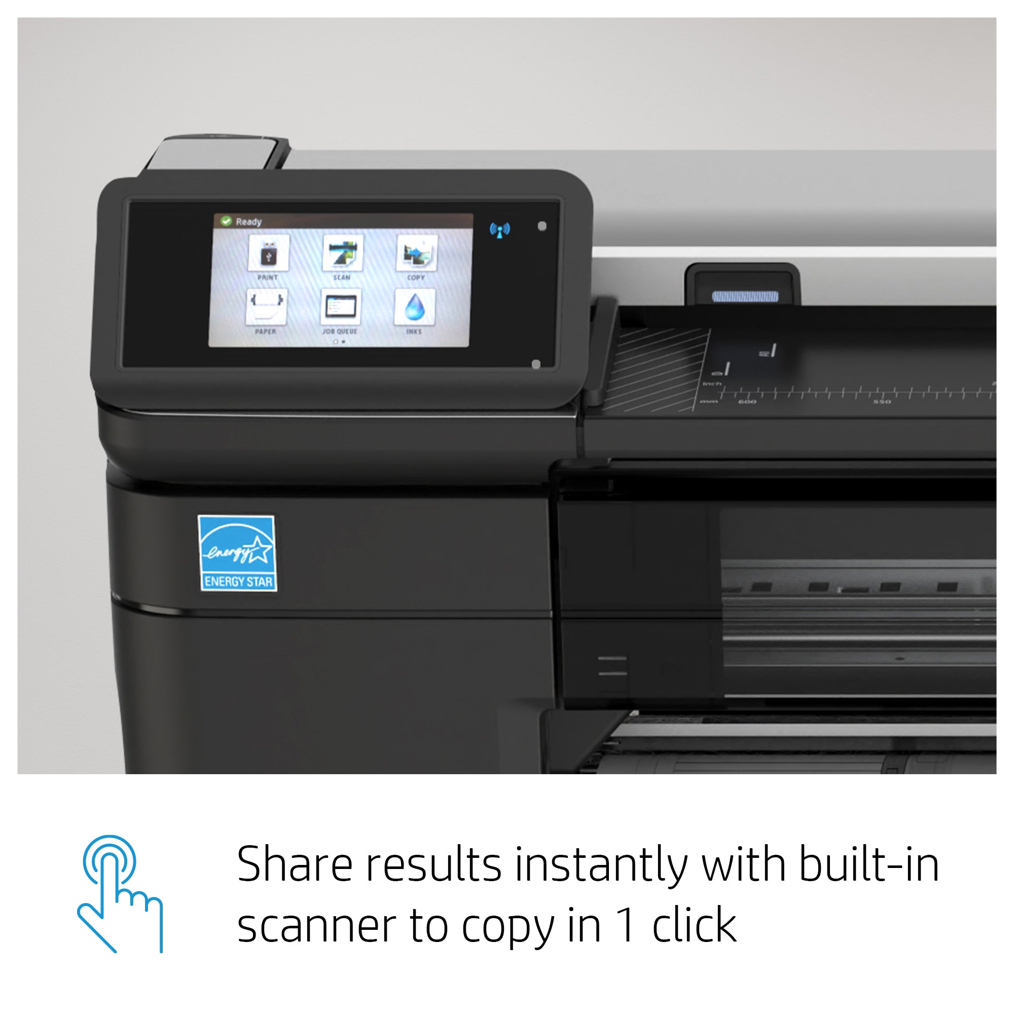 Printer HP DesignJet T830 24in Multifunction (F9A28D) - Cartouches Certifiees