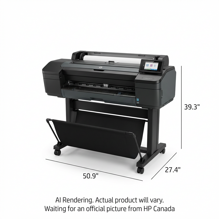 Printer HP Designjet Z9+ 24in Postscript Photo Printer with Spectrophotometer (W3Z71A) - Cartouches Certifiees