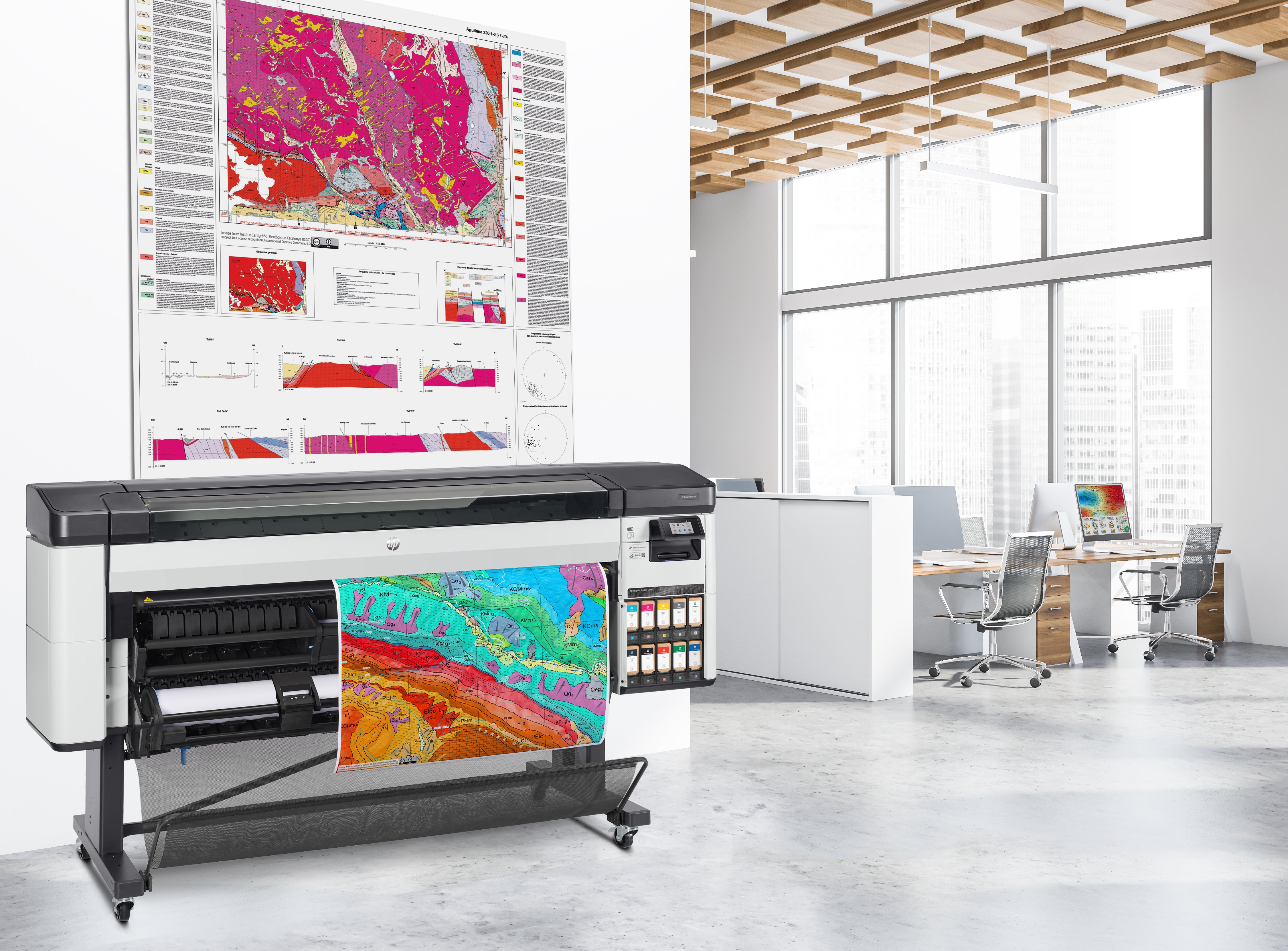 Printer HP DesignJet Z9+ Pro 64in (2RM82A) - Cartouches Certifiees