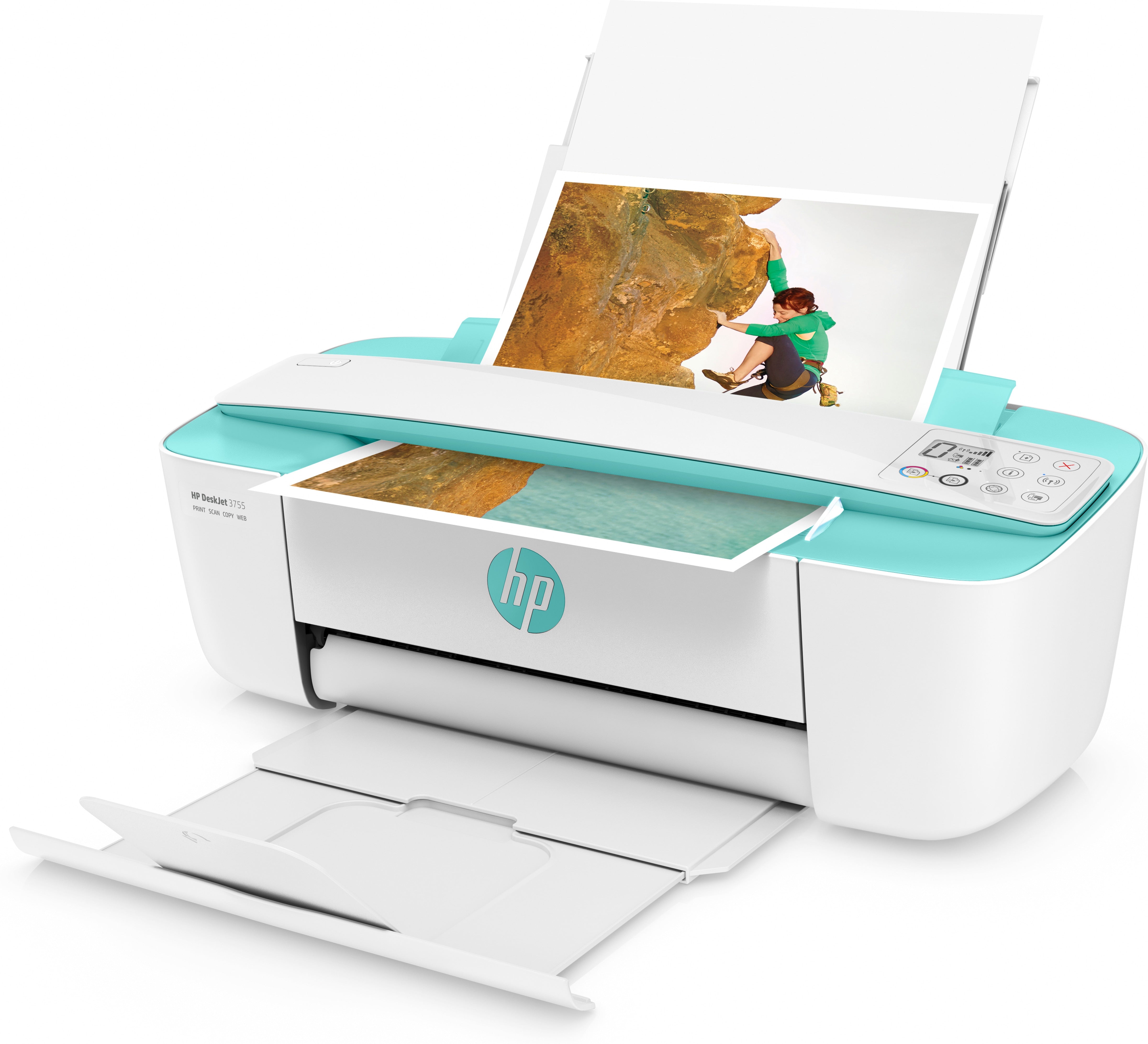 Printer HP DeskJet 3755 All-in-One (J9V90A) - Cartouches Certifiees