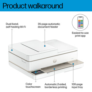 Printer HP Envy 6555e (714N5A) - Cartouches Certifiees