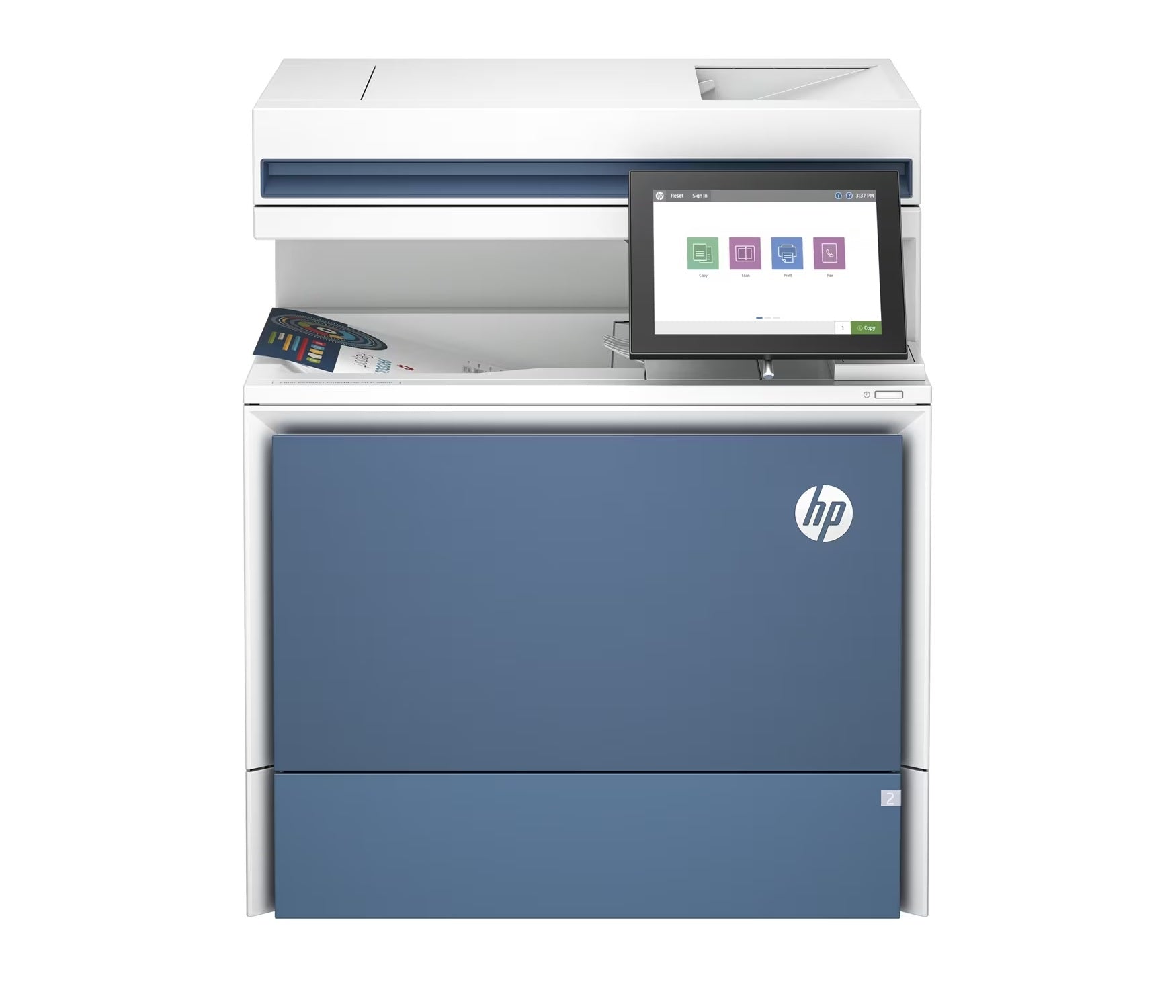 Printer HP Color LaserJet Enterprise MFP 5800dn - Cartouches Certifiées