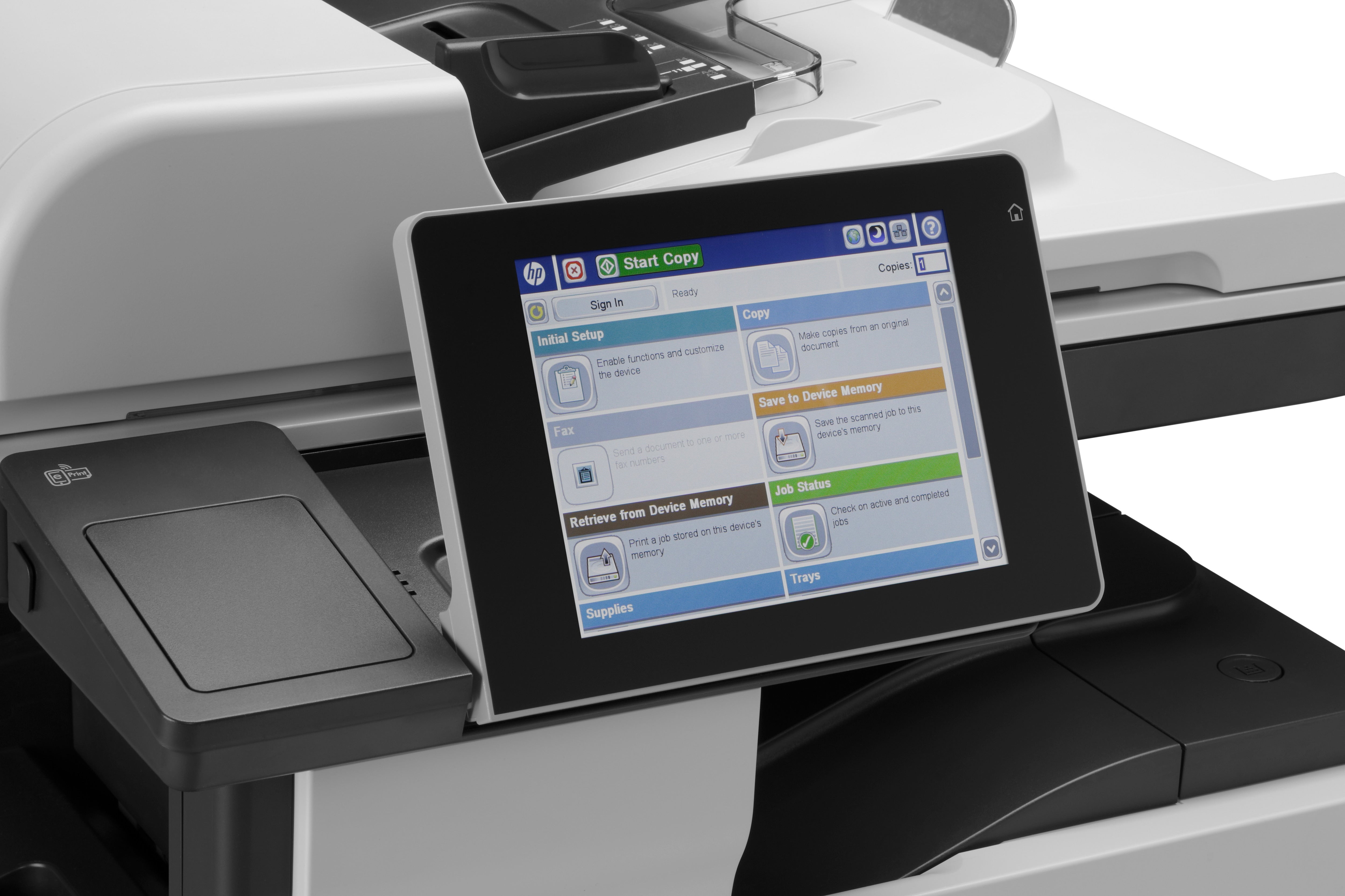 Printer HP LaserJet Enterprise 700 M725dn (CF066A) - Cartouches Certifiees