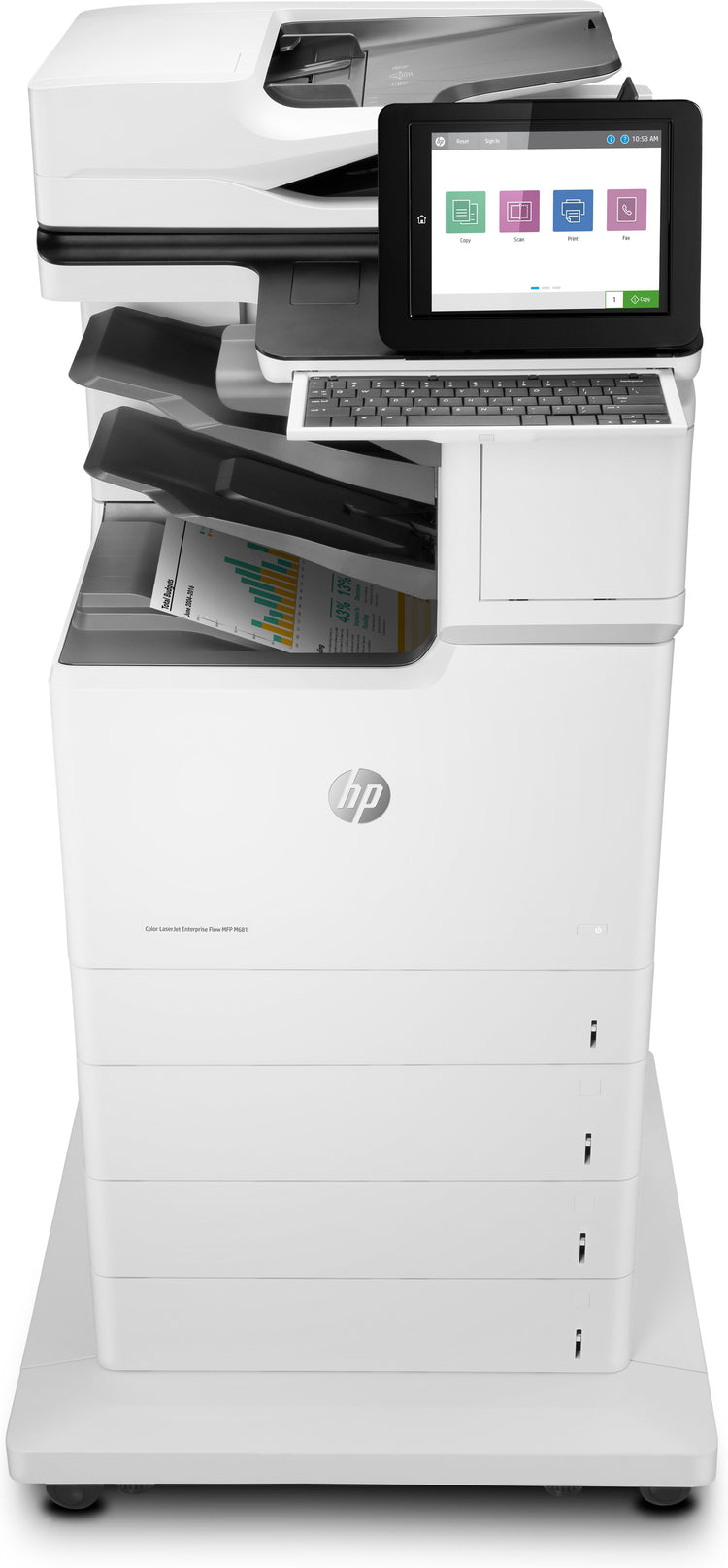 Printer HP LaserJet Enterprise Flow M681z (J8A13A) - Cartouches Certifiees