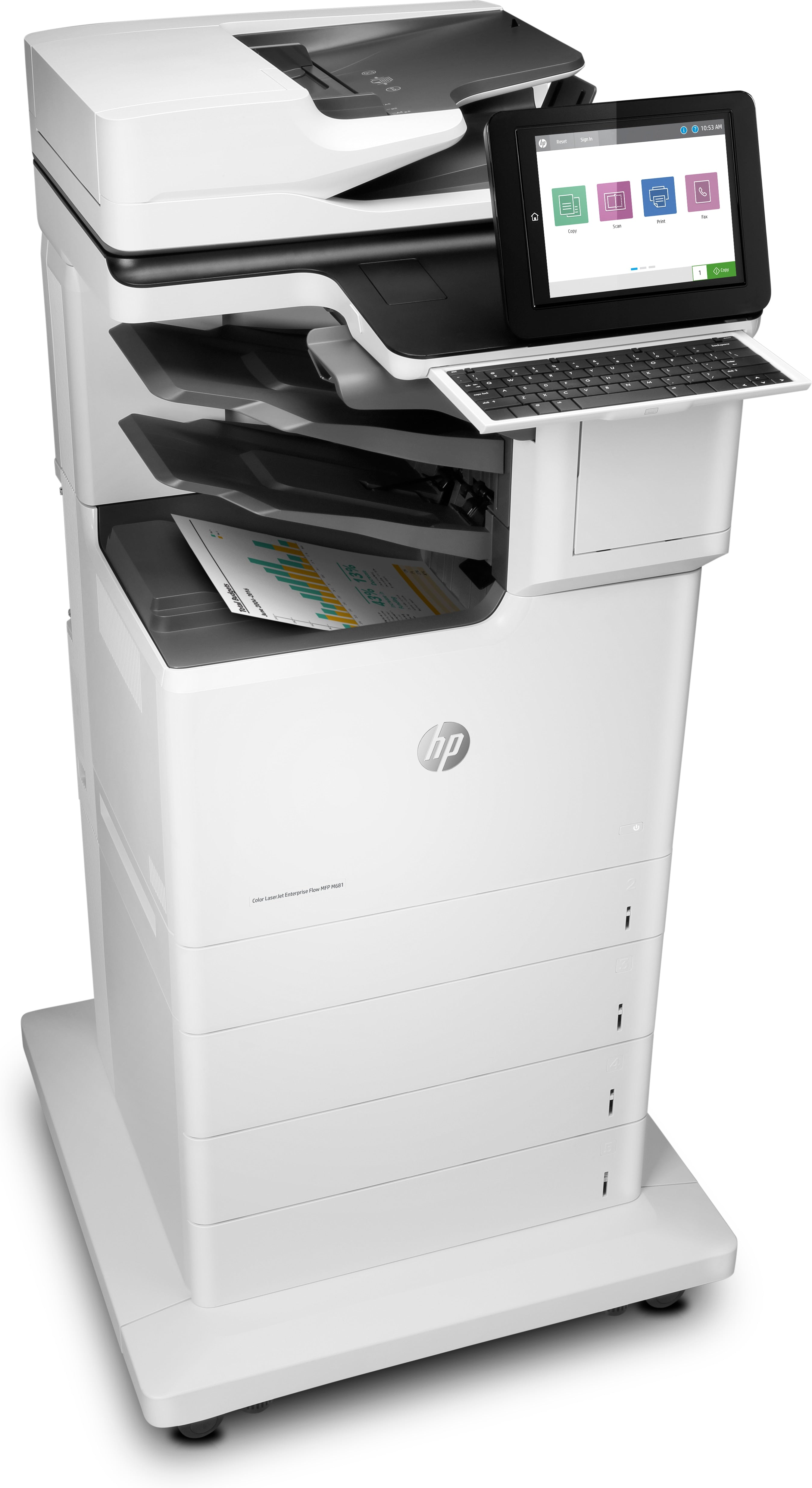 Printer HP LaserJet Enterprise Flow M681z (J8A13A) - Cartouches Certifiees
