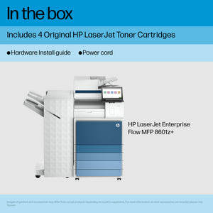Printer HP LaserJet Enterprise Flow MFP 8601z+ (AQ1E3A) - Cartouches Certifiees