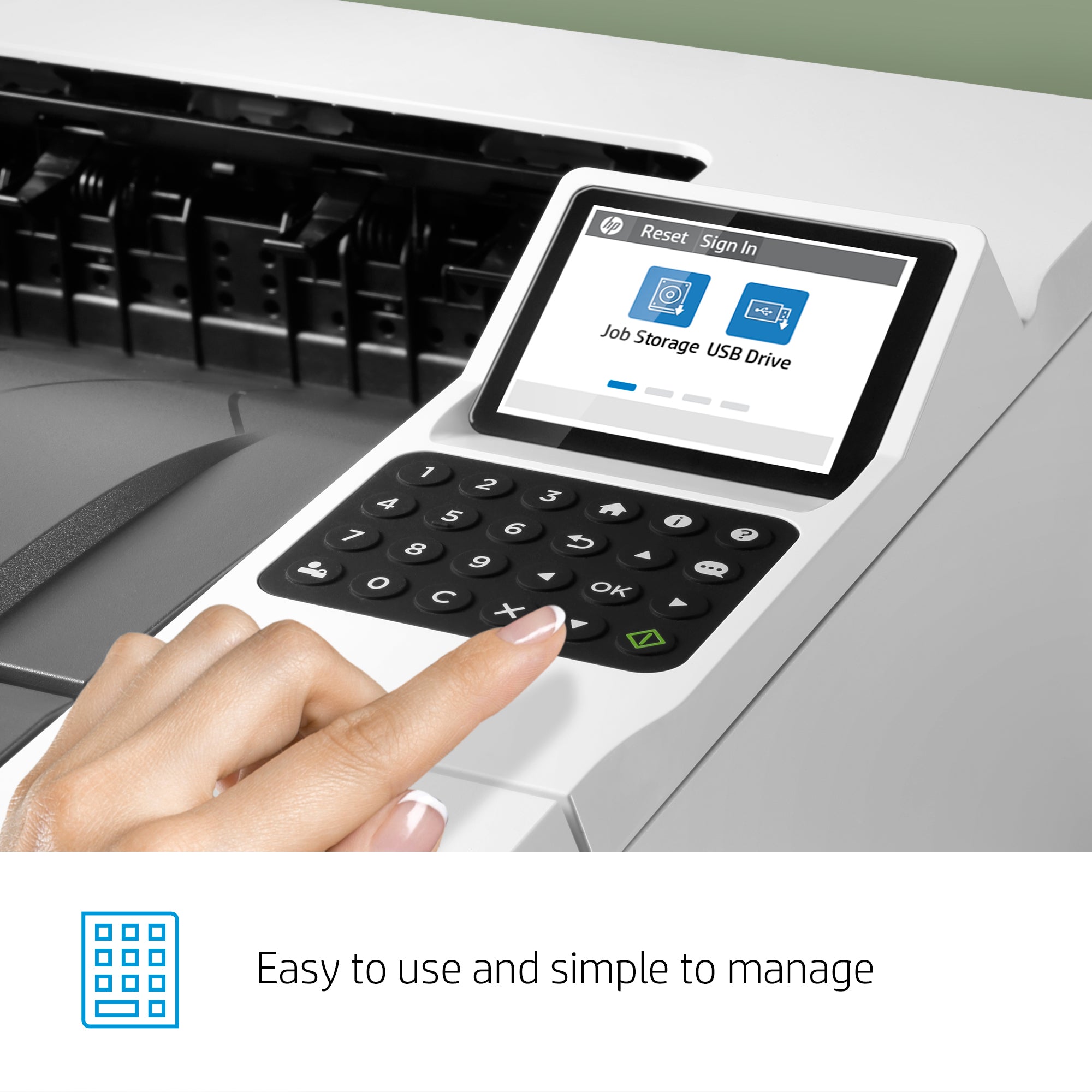 Printer HP LaserJet Enterprise M406dn (3PZ15A) - Cartouches Certifiees