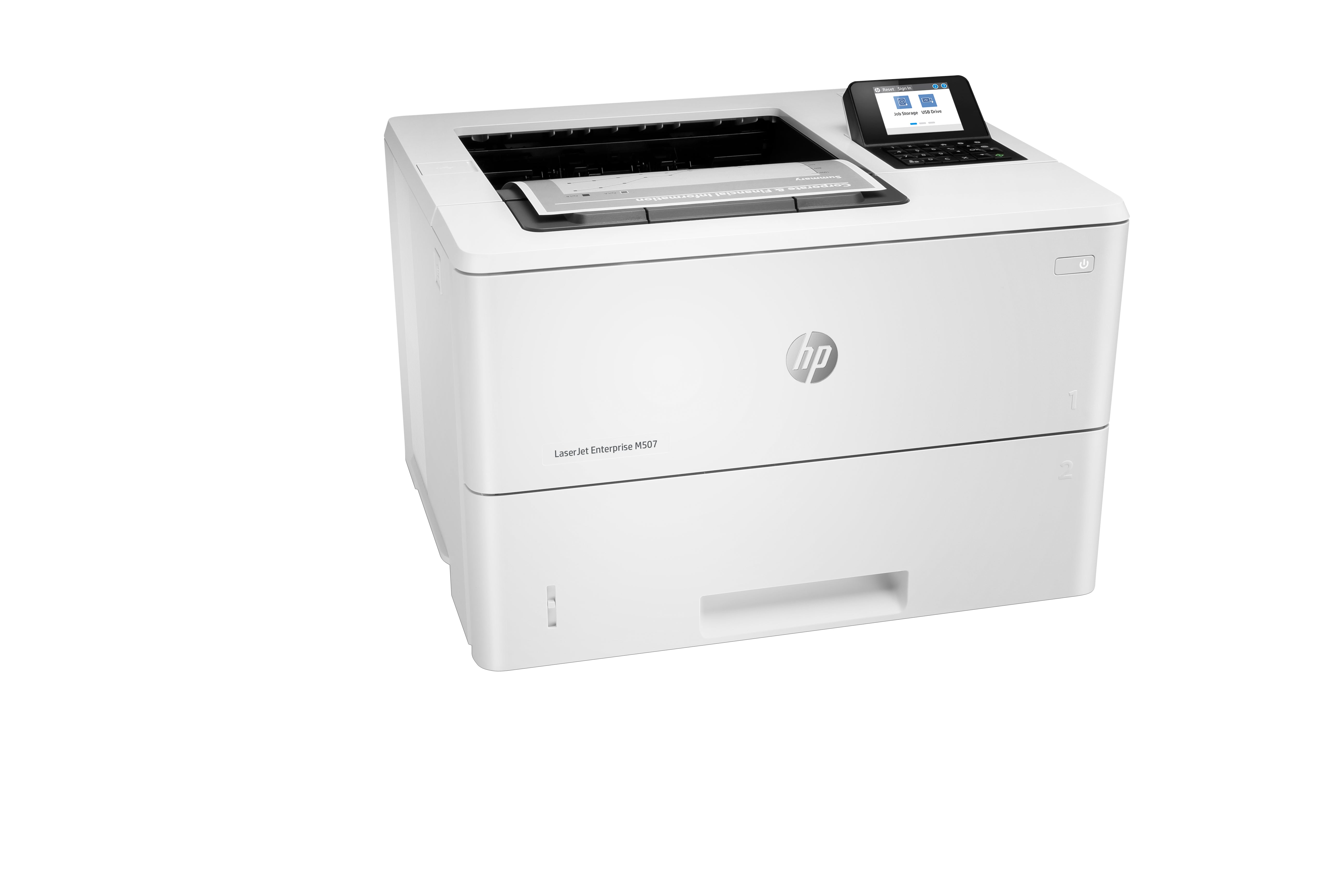 Printer HP LaserJet Enterprise M507dn (1PV87A) - Cartouches Certifiees