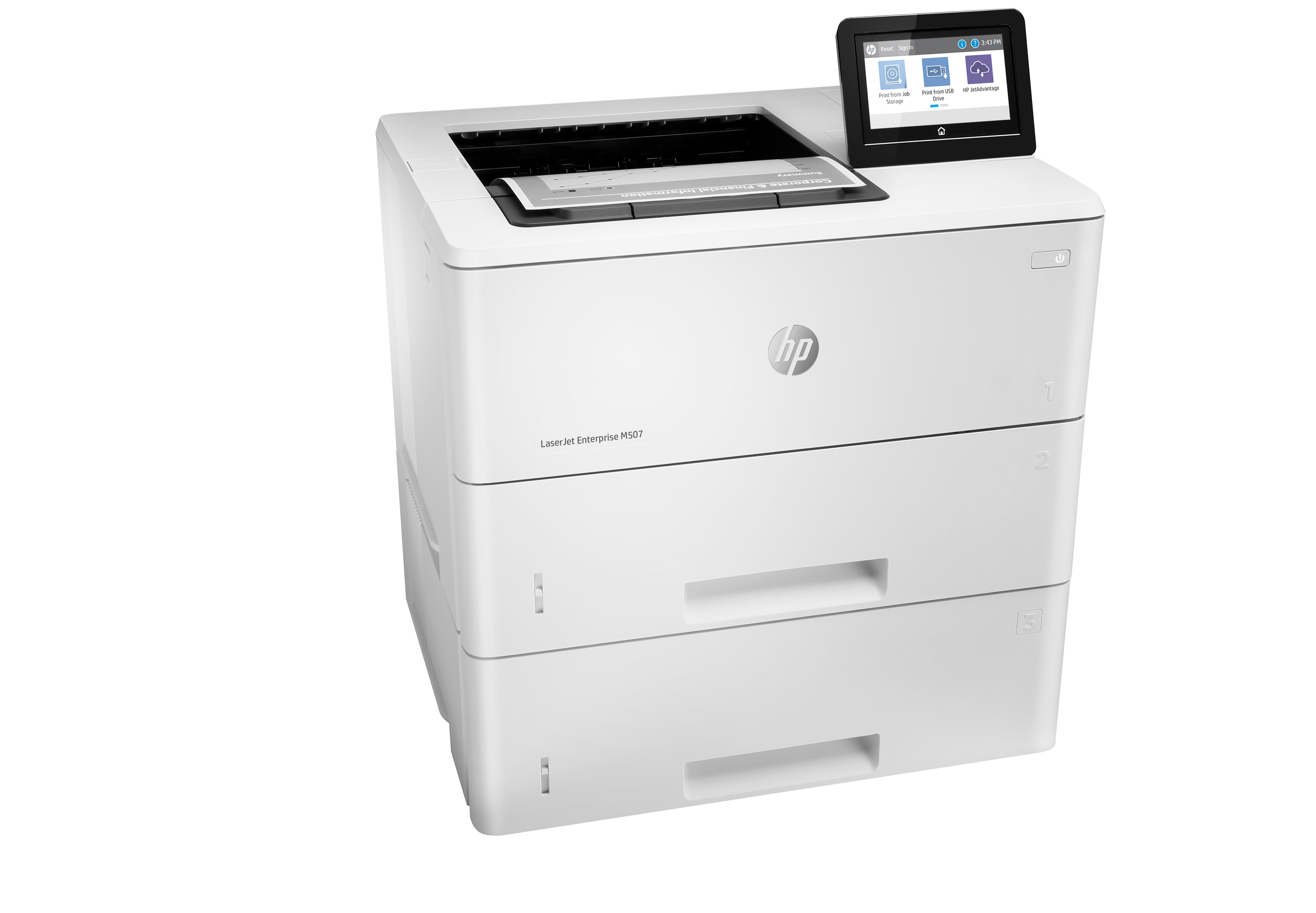 Printer HP LaserJet Enterprise M507x (1PV88A) - Cartouches Certifiees