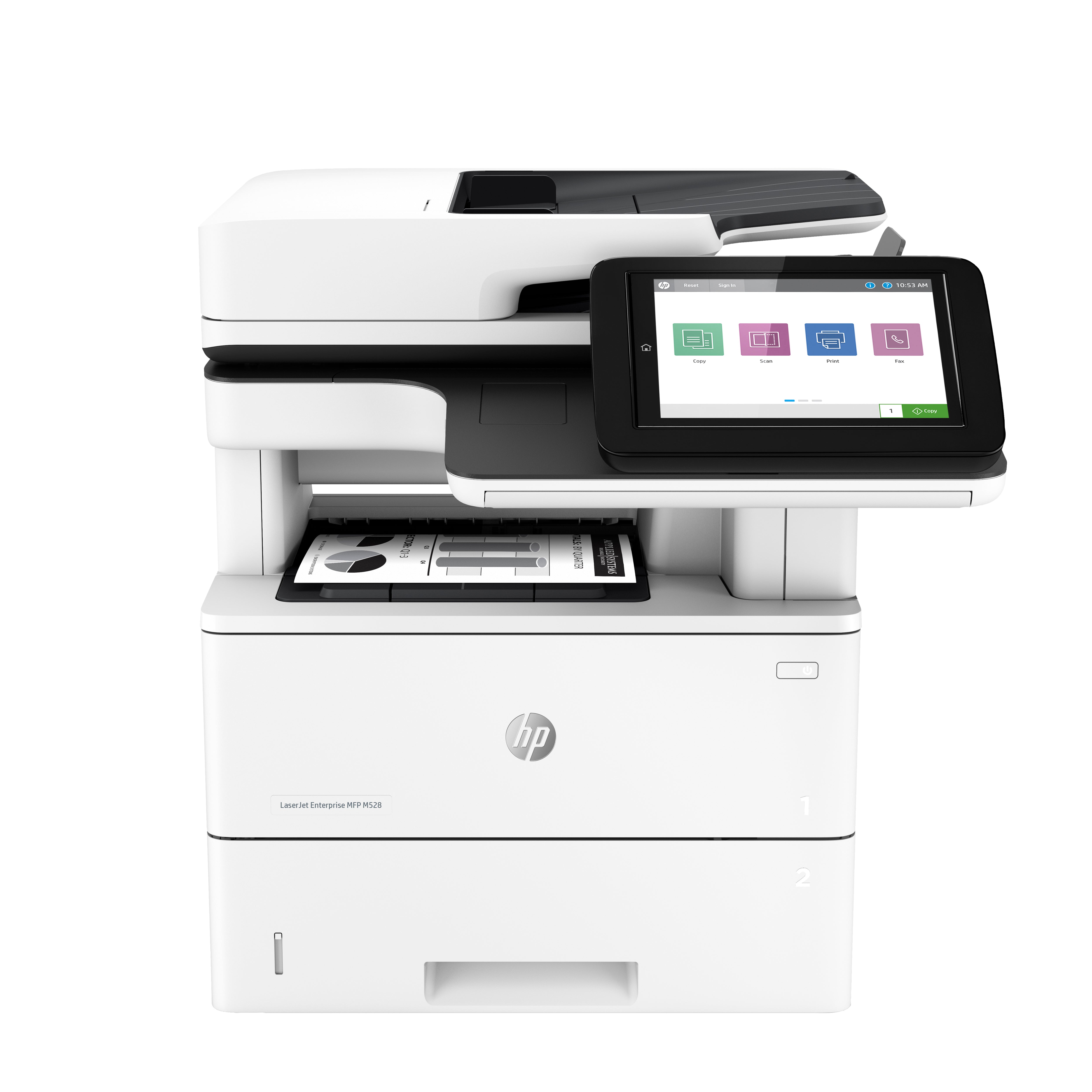 Printer HP LaserJet Enterprise MFP M528dn (1PV64A) - Cartouches Certifiees