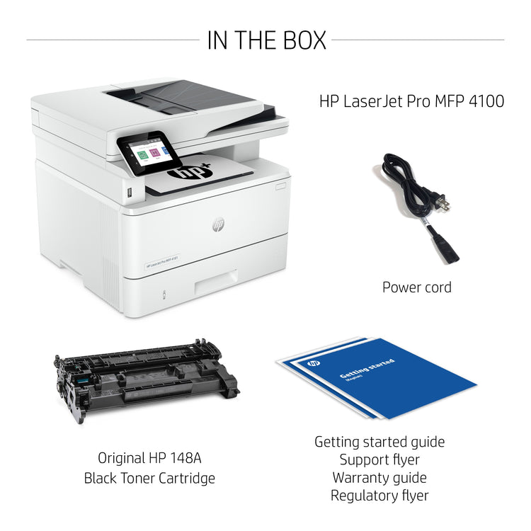 Printer HP LaserJet Pro MFP 4101dwe (2Z620E) - Cartouches Certifiees