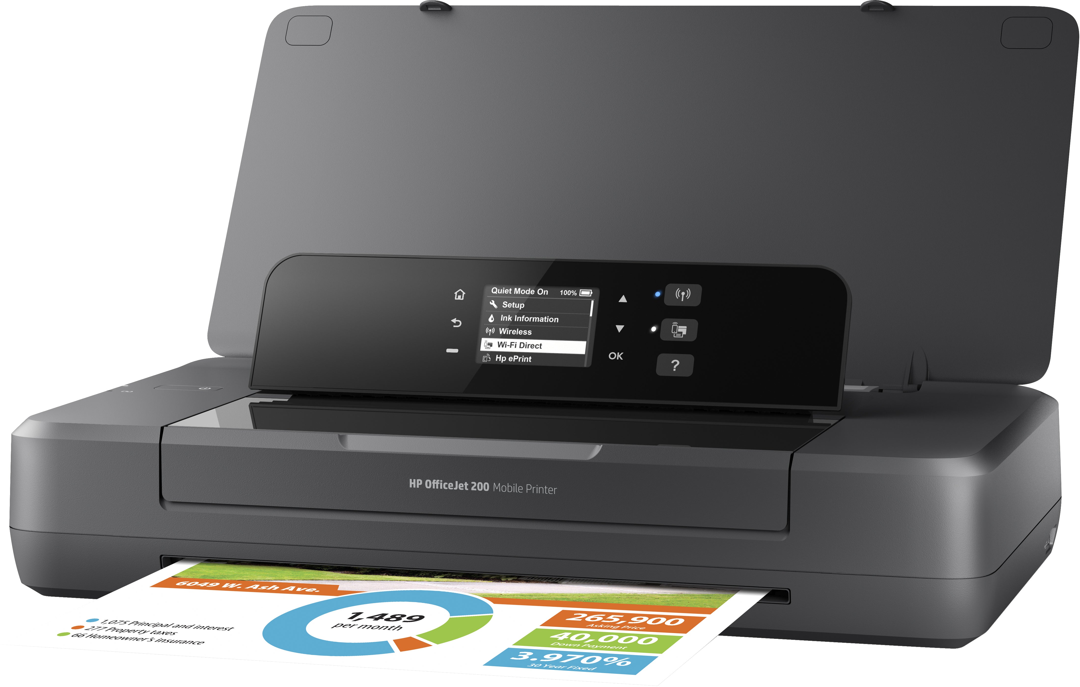 Printer HP OfficeJet 200 Mobile (CZ993A) - Cartouches Certifiees