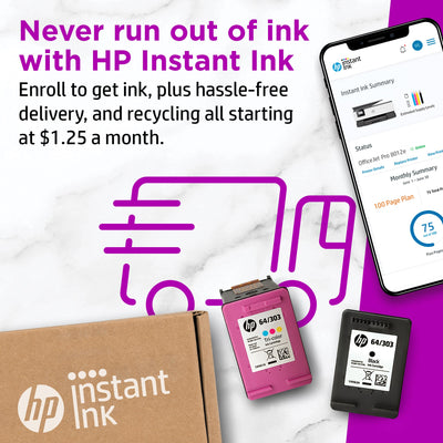 Printer HP OfficeJet 8015e (228F5A) - Cartouches Certifiees