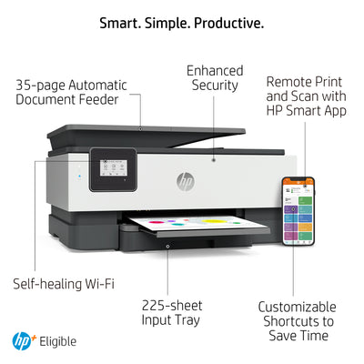 Printer HP OfficeJet 8015e OPEN BOX - Cartouches Certifiees