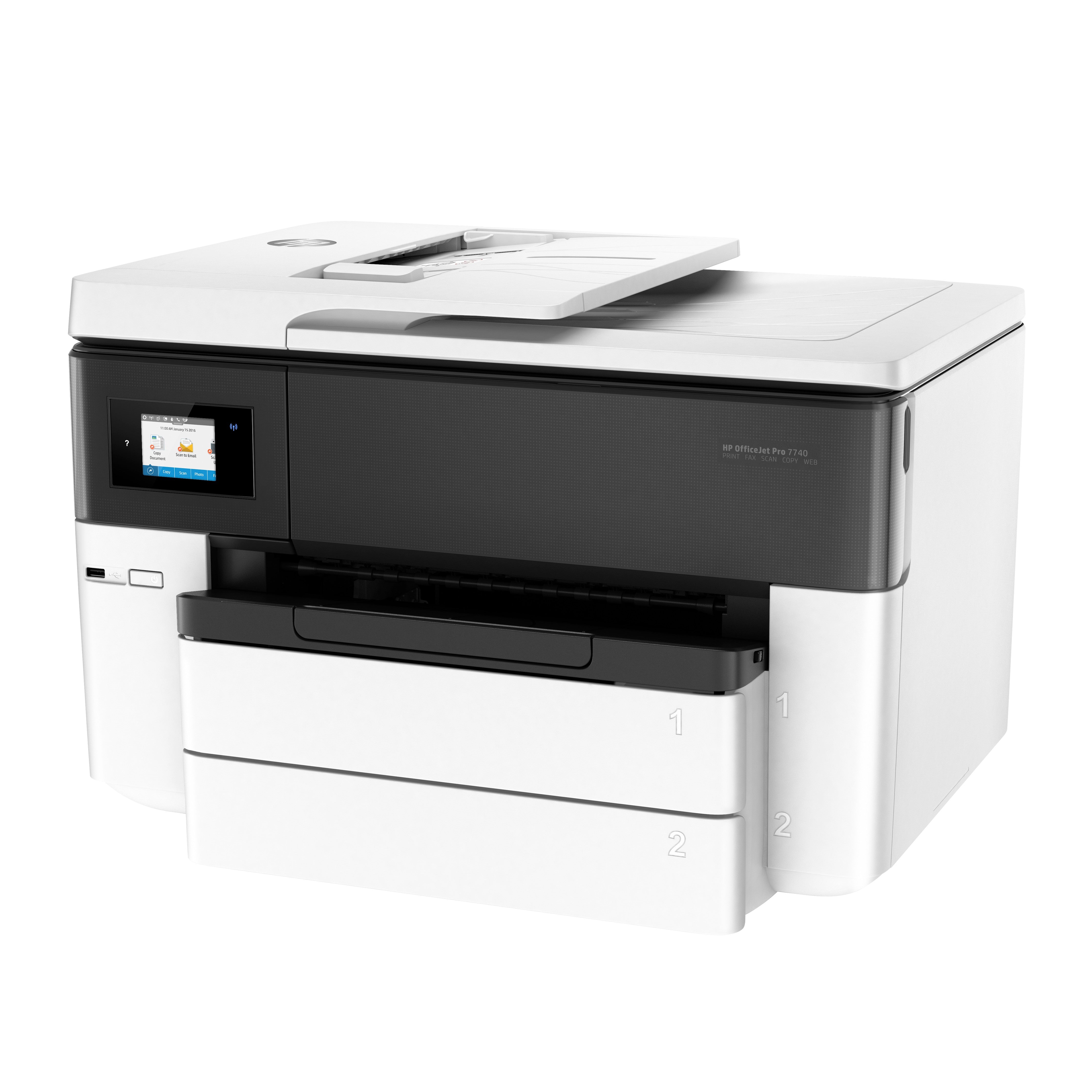 Printer HP OfficeJet Pro 7740 (G5J38A) - Cartouches Certifiees