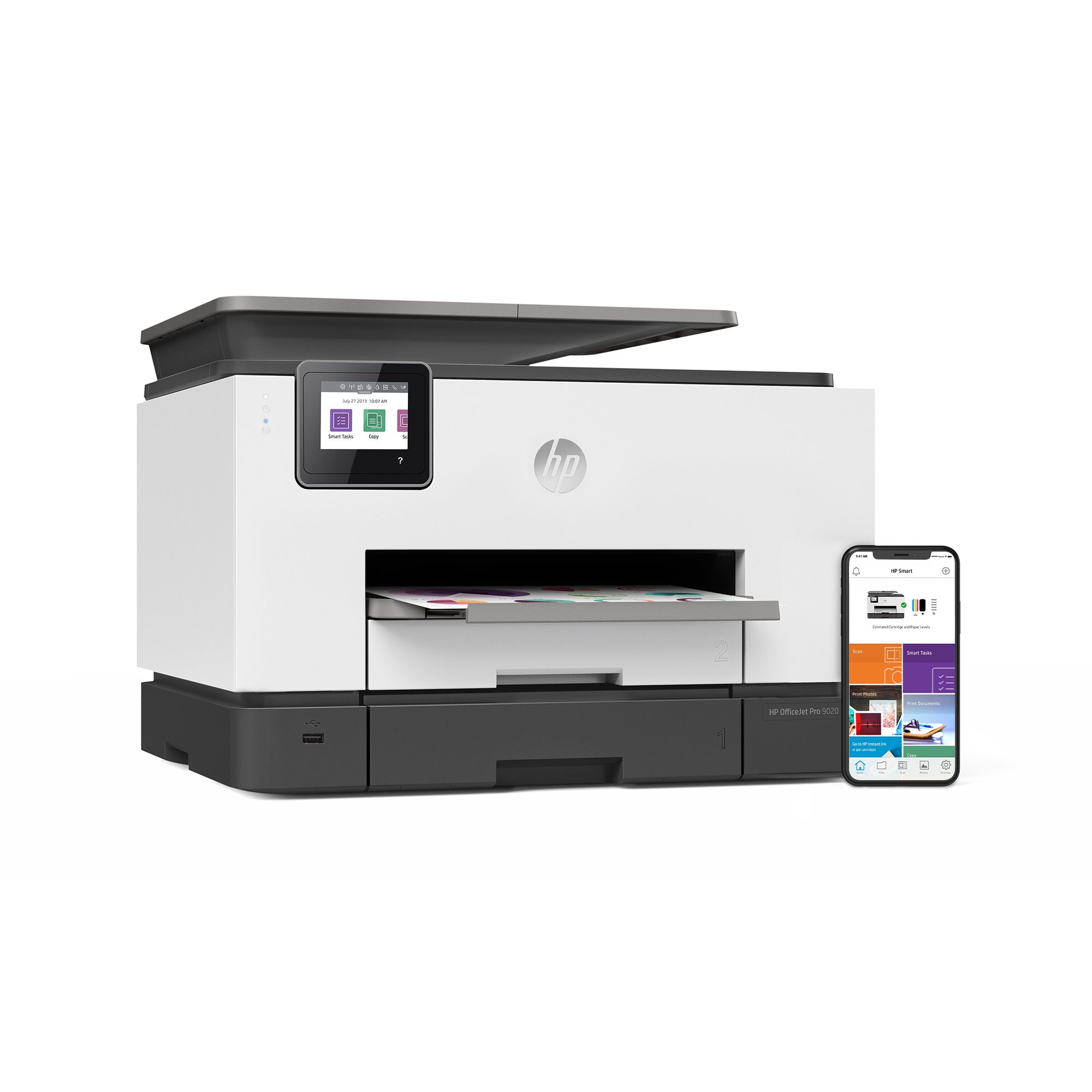 Printer HP OfficeJet Pro 9020 (1MR78A) - Cartouches Certifiees