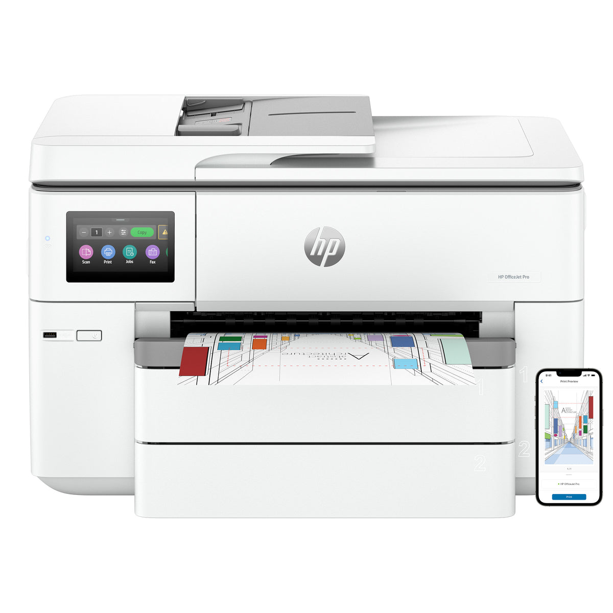 Printer HP OfficeJet Pro 9730 (C2WH0A) - Cartouches Certifiees