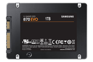 SAMSUNG 870 EVO 1 TB 2.5" Serial ATA III V-NAND (MZ-77E1T0B/AM) - Cartouches Certifiees