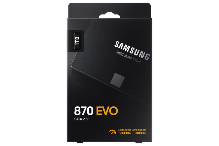 SAMSUNG 870 EVO 1 TB 2.5" Serial ATA III V-NAND (MZ-77E1T0B/AM) - Cartouches Certifiees
