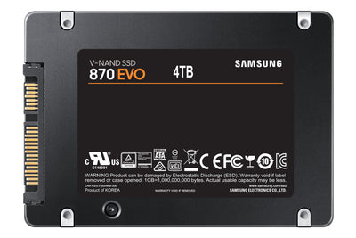 SAMSUNG 870 EVO 4 TB 2.5" Serial ATA III V-NAND (MZ-77E4T0B/AM) - Cartouches Certifiees