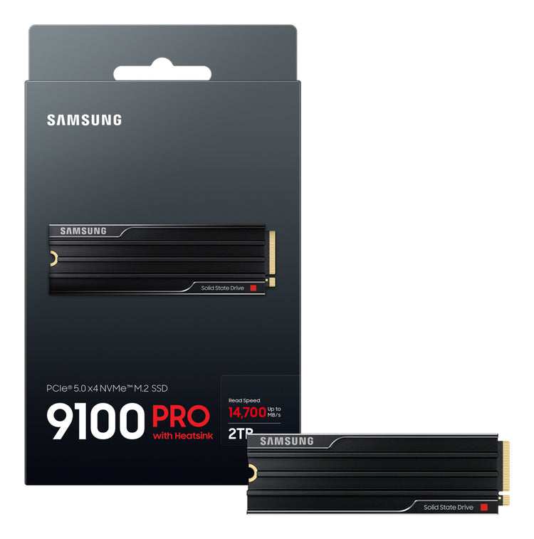 SAMSUNG 9100 PRO 2 TB M.2 PCI Express 5.0 NVMe V-NAND TLC (MZ-VAP2T0CW) - Cartouches Certifiees