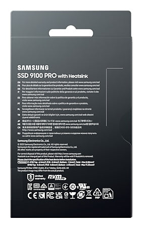 SAMSUNG 9100 PRO 8 TB M.2 PCI Express 5.0 NVMe V-NAND TLC (MZ-VAP8T0CW) - Cartouches Certifiees