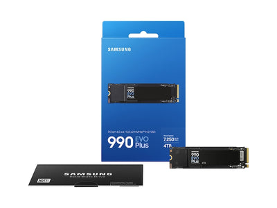 SAMSUNG 990 EVO Plus 4 TB M.2 PCI Express 4.0 NVMe V-NAND TLC (MZ-V9S4T0B/AM) - Cartouches Certifiees