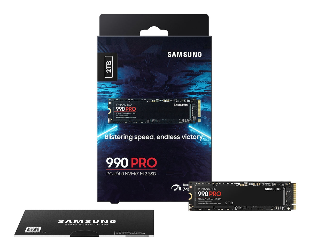 SAMSUNG 990 PRO 2 TB M.2 PCI Express 4.0 NVMe V-NAND MLC (MZ-V9P2T0B/AM) - Cartouches Certifiees