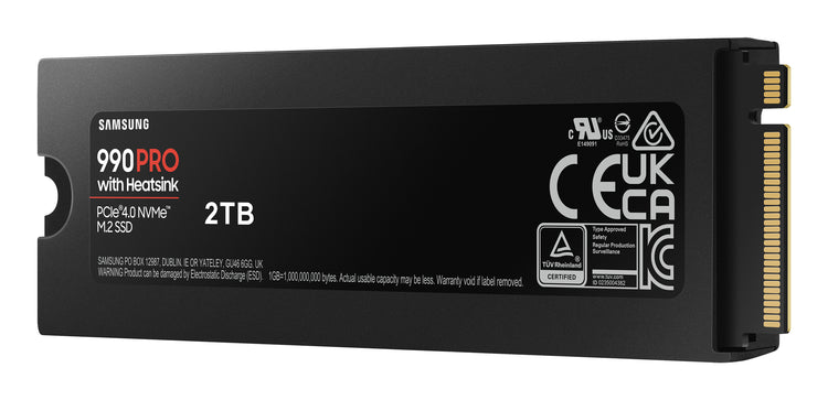 SAMSUNG 990 PRO 2 TB M.2 PCI Express 4.0 NVMe V-NAND MLC (MZ-V9P2T0CW) - Cartouches Certifiees