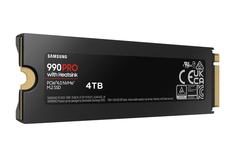 SAMSUNG 990 Pro 4 TB M.2 PCI Express 4.0 NVMe V-NAND TLC (MZ-V9P4T0CW) - Cartouches Certifiees