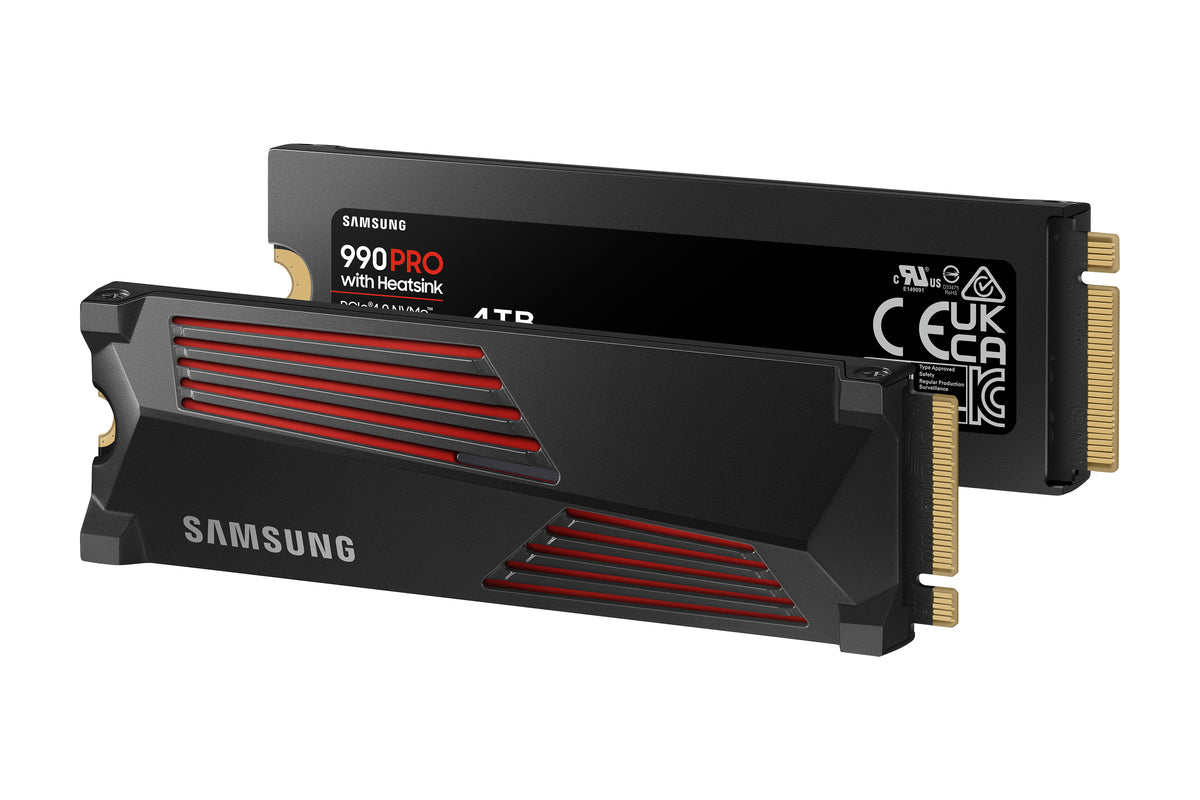SAMSUNG 990 Pro 4 TB M.2 PCI Express 4.0 NVMe V-NAND TLC (MZ-V9P4T0CW) - Cartouches Certifiees