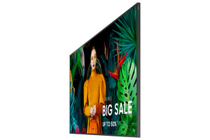SAMSUNG DISPLAY Samsung QB75C signage display Digital signage flat panel 190,5 cm (75") LCD Wi-Fi 350 cd/m² 4K Ultra HD Black Built-in processor Tizen 16/7 (LH75QBCEBGCXGO) - Cartouches Certifiees