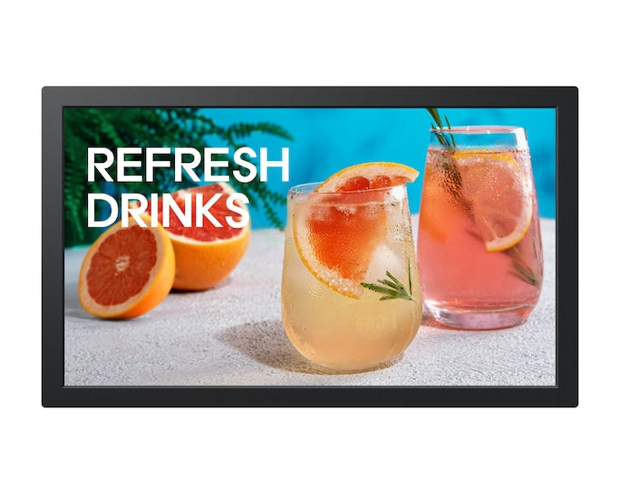 SAMSUNG DISPLAY Samsung signage display Digital A-board 33 cm (13") LED Wi-Fi 500 cd/m² Full HD Black Android 16/7 (LH13QBCEBGBXZA) - Cartouches Certifiees