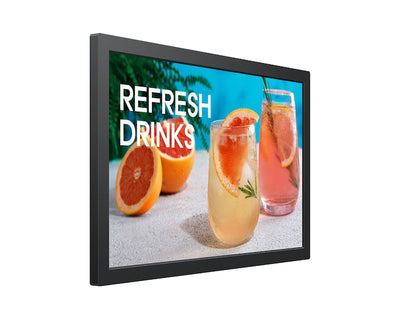 SAMSUNG DISPLAY Samsung signage display Digital A-board 33 cm (13") LED Wi-Fi 500 cd/m² Full HD Black Android 16/7 (LH13QBCEBGBXZA) - Cartouches Certifiees