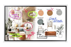 SAMSUNG DISPLAY Samsung WM55FX interactive whiteboard 139,7 cm (55") 3840 x 2160 pixels Touchscreen Grey, White HDMI (LH55WMFWBGCXZC) - Cartouches Certifiees