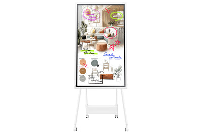 SAMSUNG DISPLAY Samsung WM55FX interactive whiteboard 139,7 cm (55") 3840 x 2160 pixels Touchscreen Grey, White HDMI (LH55WMFWBGCXZC) - Cartouches Certifiees