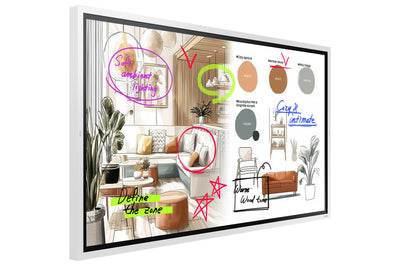 SAMSUNG DISPLAY Samsung WM65FX interactive whiteboard 165,1 cm (65") 3840 x 2160 pixels Touchscreen Grey, White HDMI (LH65WMFWBGCXZC) - Cartouches Certifiees