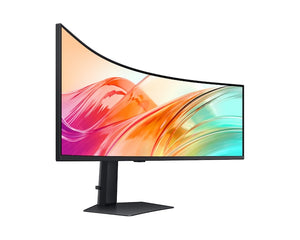 SAMSUNG ELECTRONICS Samsung computer monitor 124,5 cm (49") 5120 x 1440 pixels Dual QHD QLED Black (LS49F954UANXZA) - Cartouches Certifiees