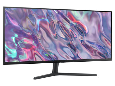 SAMSUNG ELECTRONICS Samsung computer monitor 86,4 cm (34") 3440 x 1440 pixels UltraWide Quad HD LED Black (LS34C504GANXZA) - Cartouches Certifiees
