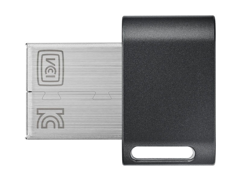 SAMSUNG FIT Plus USB flash drive 256 GB USB Type-A 3.2 Gen 1 (3.1 Gen 1) Black, Stainless steel (MUF-256AB/AM) - Cartouches Certifiees