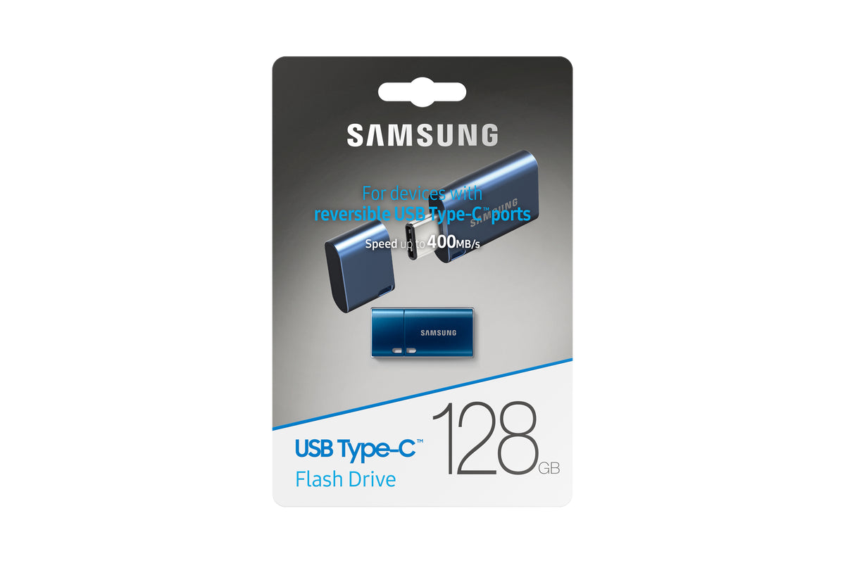 SAMSUNG MUF-128DA USB flash drive 128 GB USB Type-C 3.2 Gen 1 (3.1 Gen 1) Blue (MUF-128DA/AM) - Cartouches Certifiees